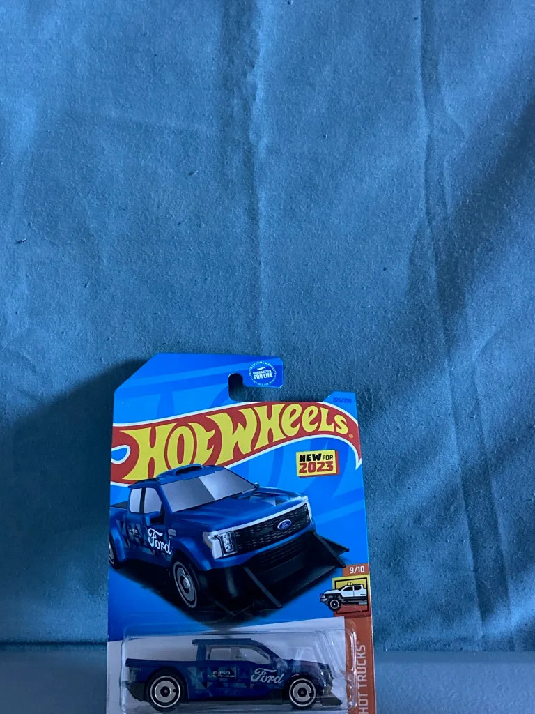 2023 Hot Wheels Ford F-150 Lightning Custom Blue HW Hot Trucks EV Pickup