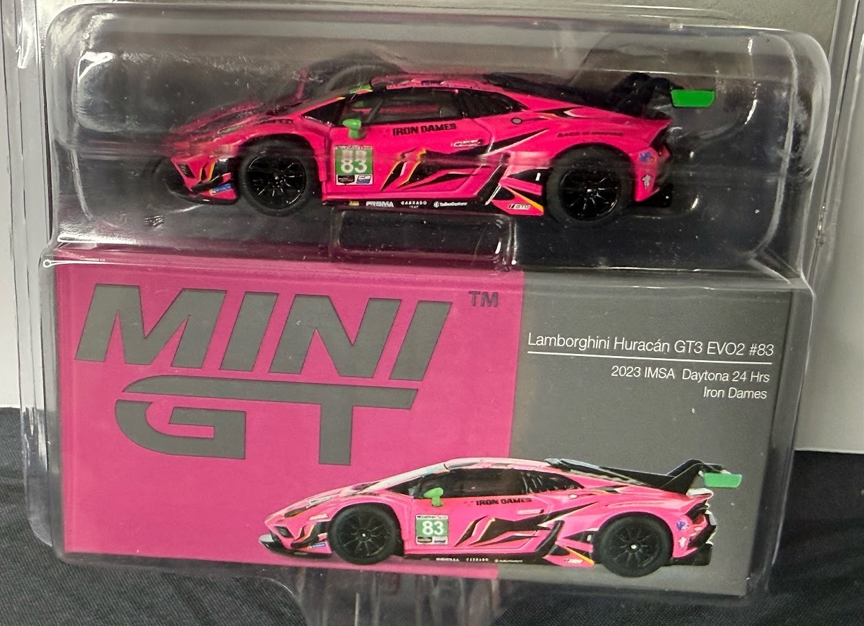 Mini GT #772 LAMBORGHINI HURACAN GT3 EV02 #83 2023 IMSA DAYTONA 24 HRS