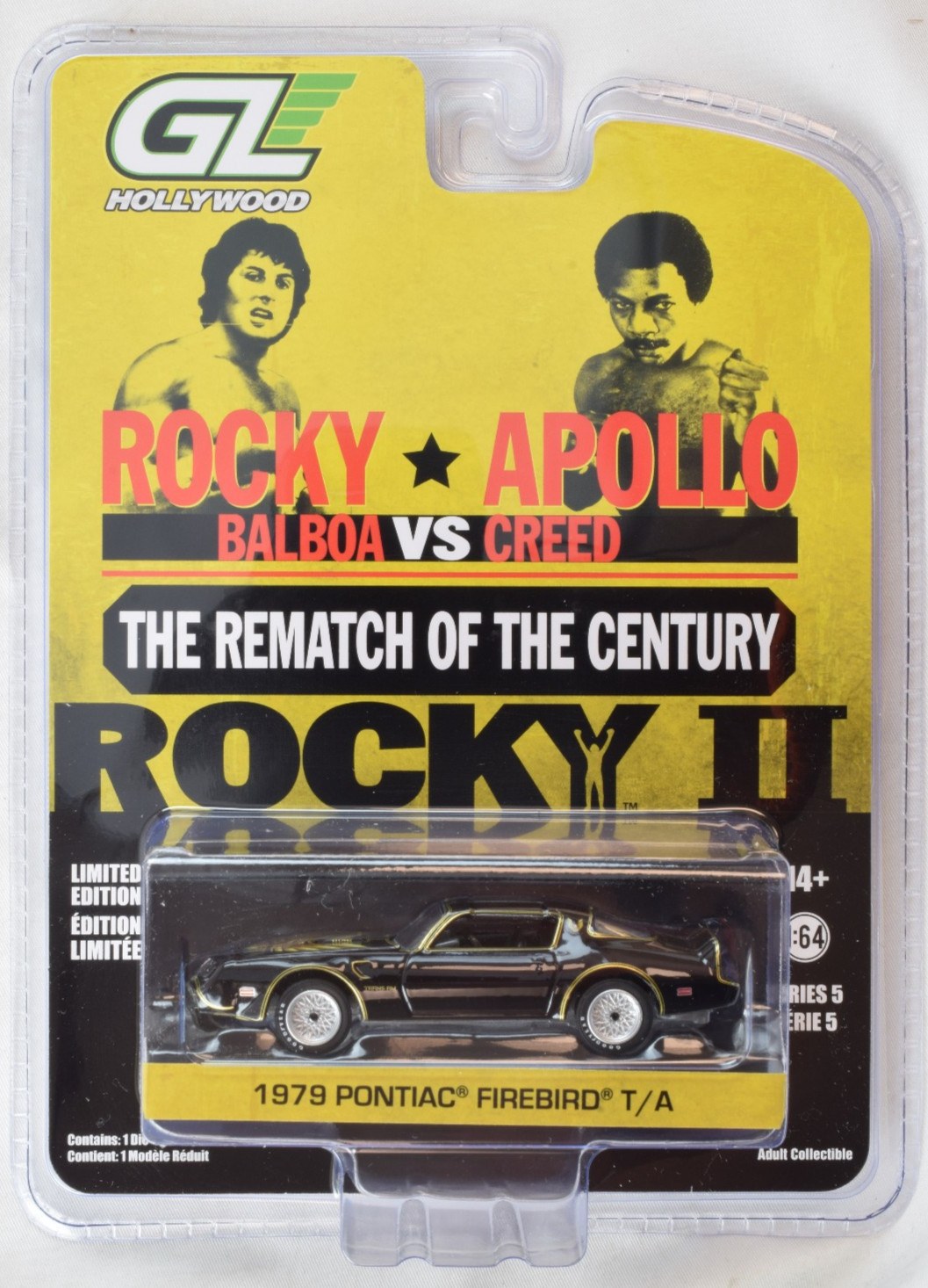 Greenlight Hollywood Rocky II 1979 Pontiac Firebird T/A 1:64 Diecast Car 44650-C