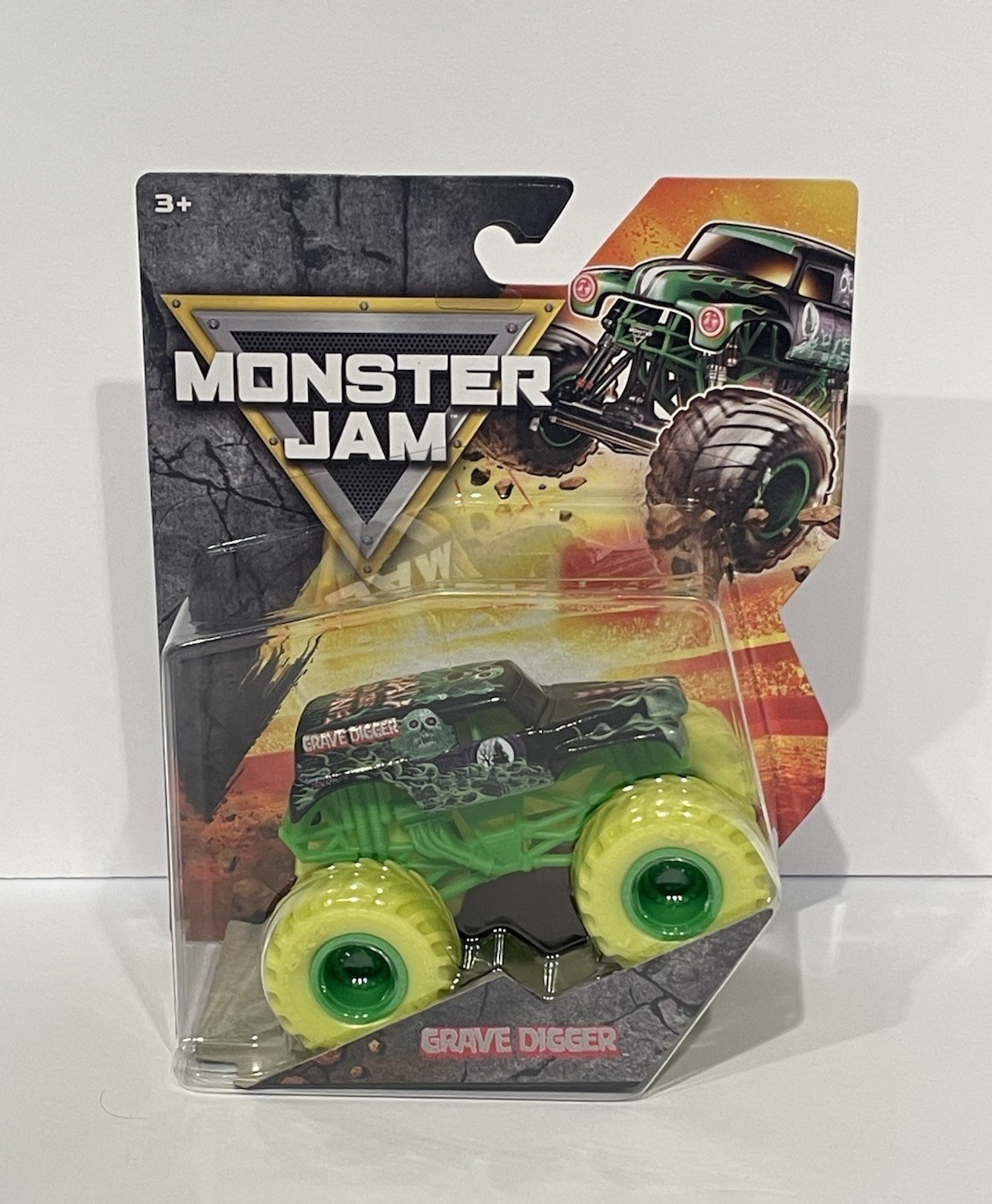 2026 Spin Master • Monster Jam • Grave Digger Series 02 • Neon Tires