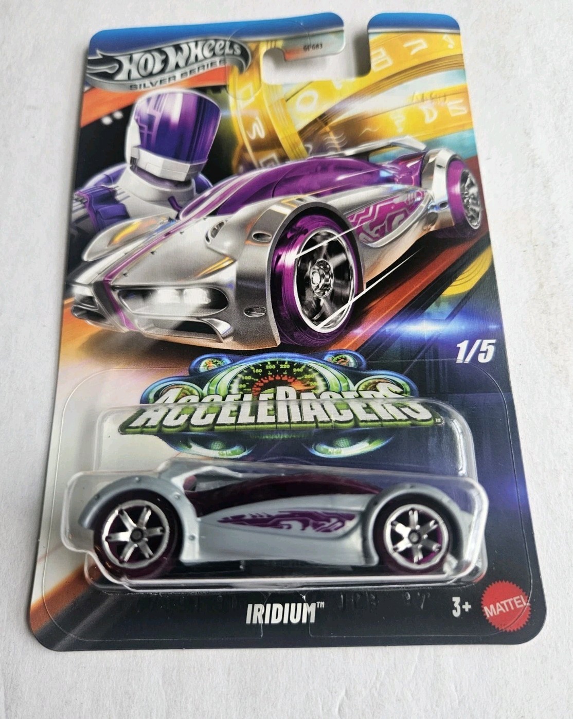 2025 Hot Wheels SILVER SERIES – ACCELERACERS – SET OF 5