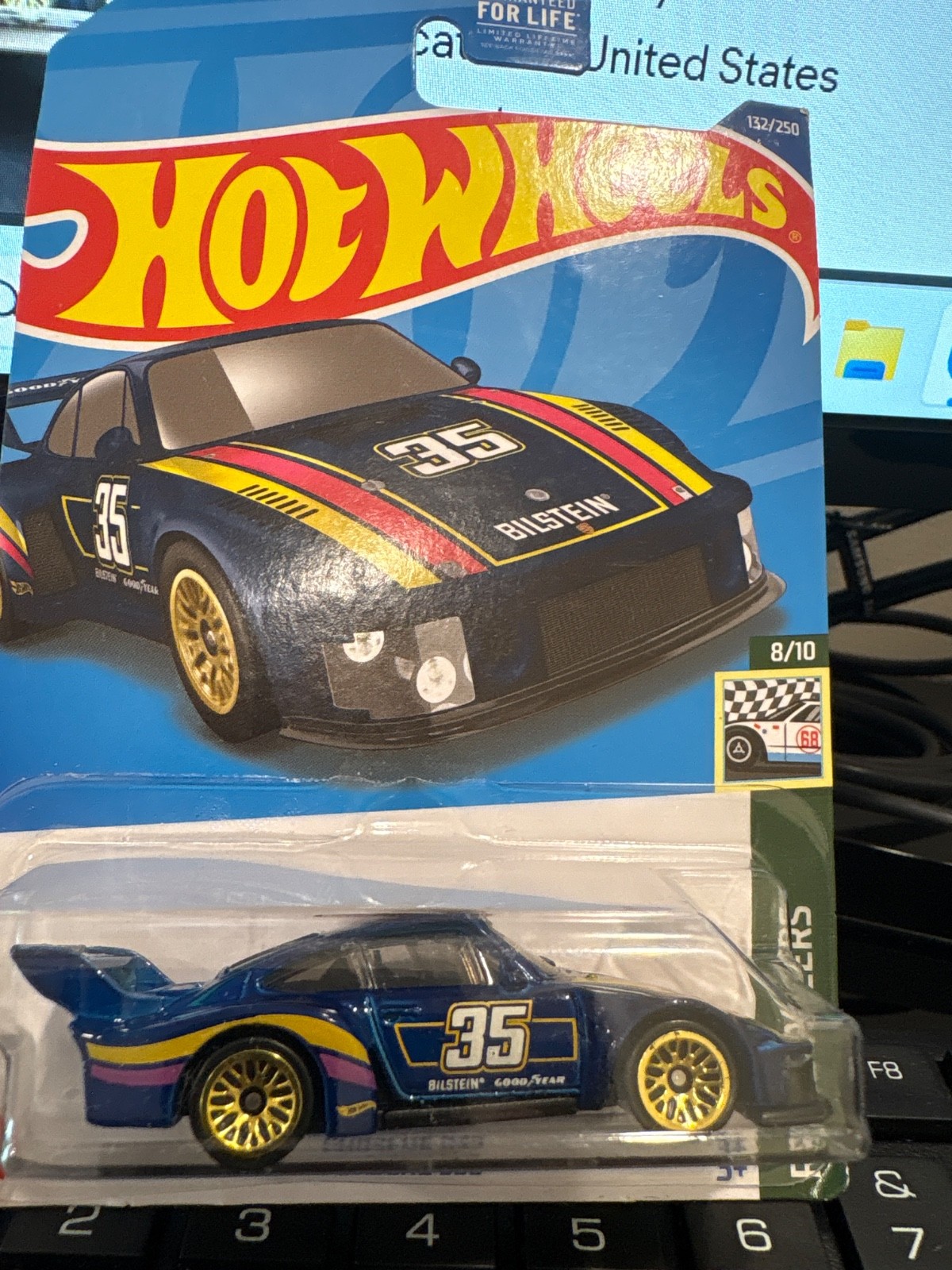 2022 Hot Wheels Mainline Porsche 935 Retro Racers 8/10 132/250
