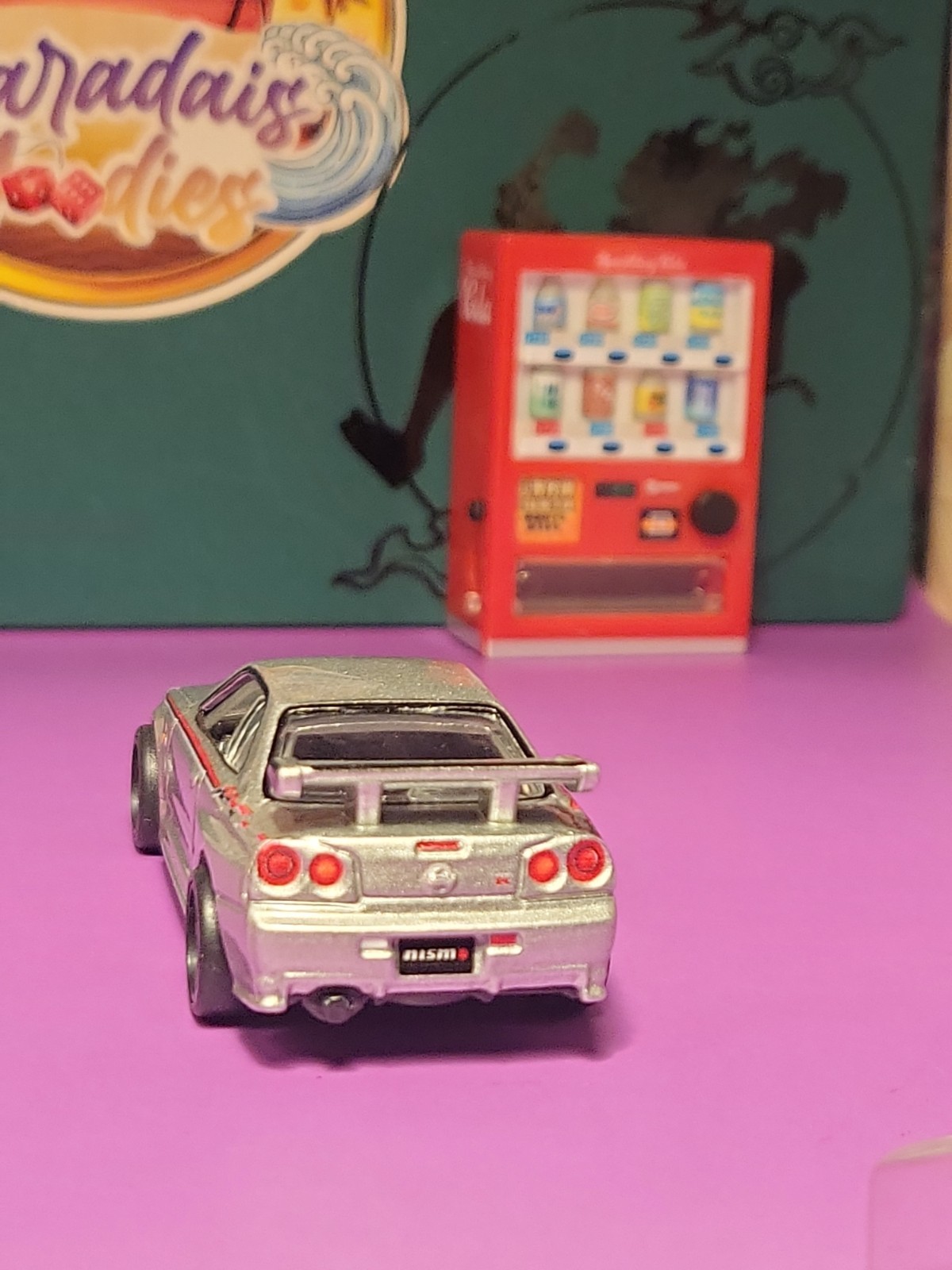 HOT WHEELS PREMIUM LOOSE NISSAN SKYLINE GT-R R34 SILVER