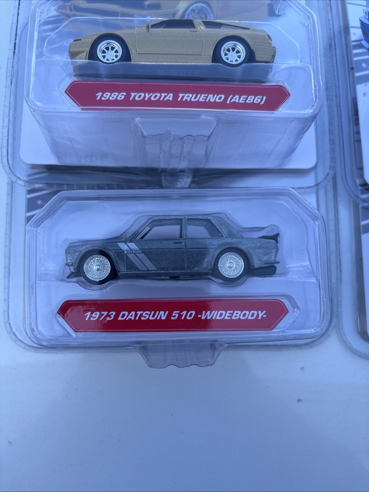 Jada Toys Metal JDM Tuners Nissan X2, Toyota X2, Honda 1 & Datsun 1 New Sealed