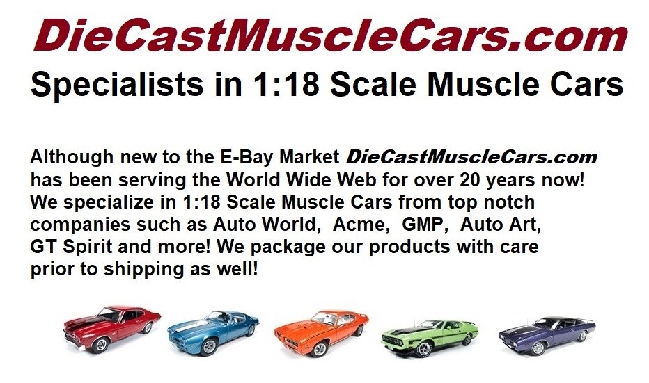 1970 Chevelle SS 454 – New arrival from Acme! – 1:18 Scale Die Cast