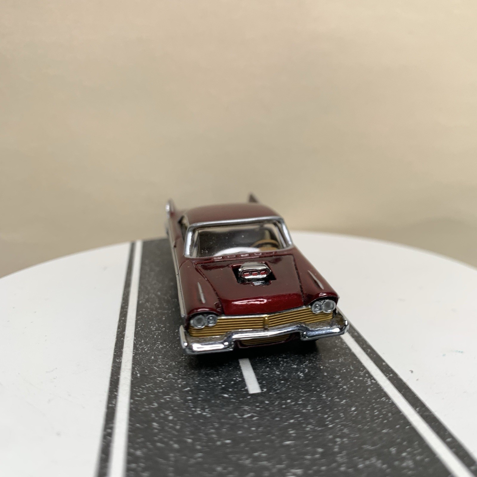 Hot Wheels 100% Collectibles 1957 Plymouth Fury Dragster Dark Red/Gold 1:64 NM