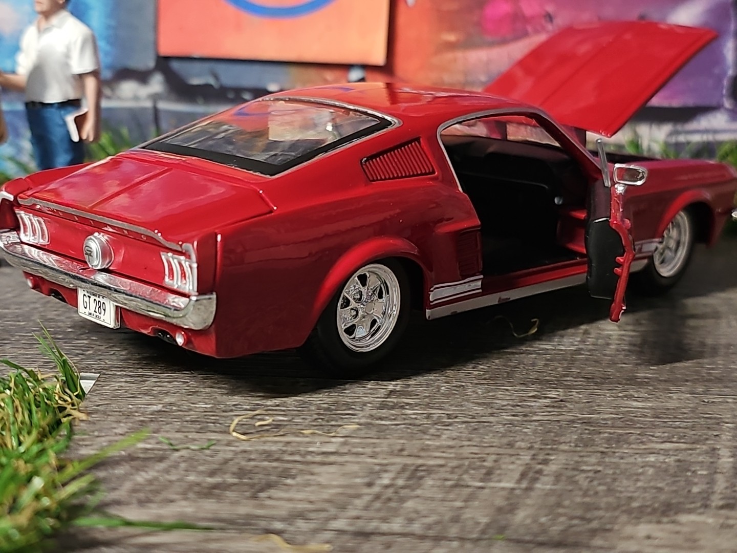 Maisto 1967 Ford Mustang GT Red 1:24 Diecast Car NO BOX