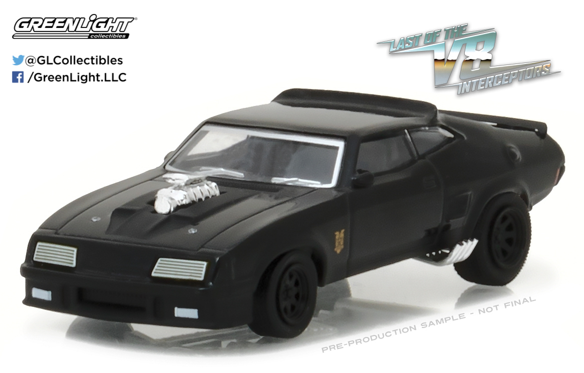 1:64 GreenLight *HOLLYWOOD R17* MAD MAX 1972 Ford Falcon XB V8 Interceptor *NIP*