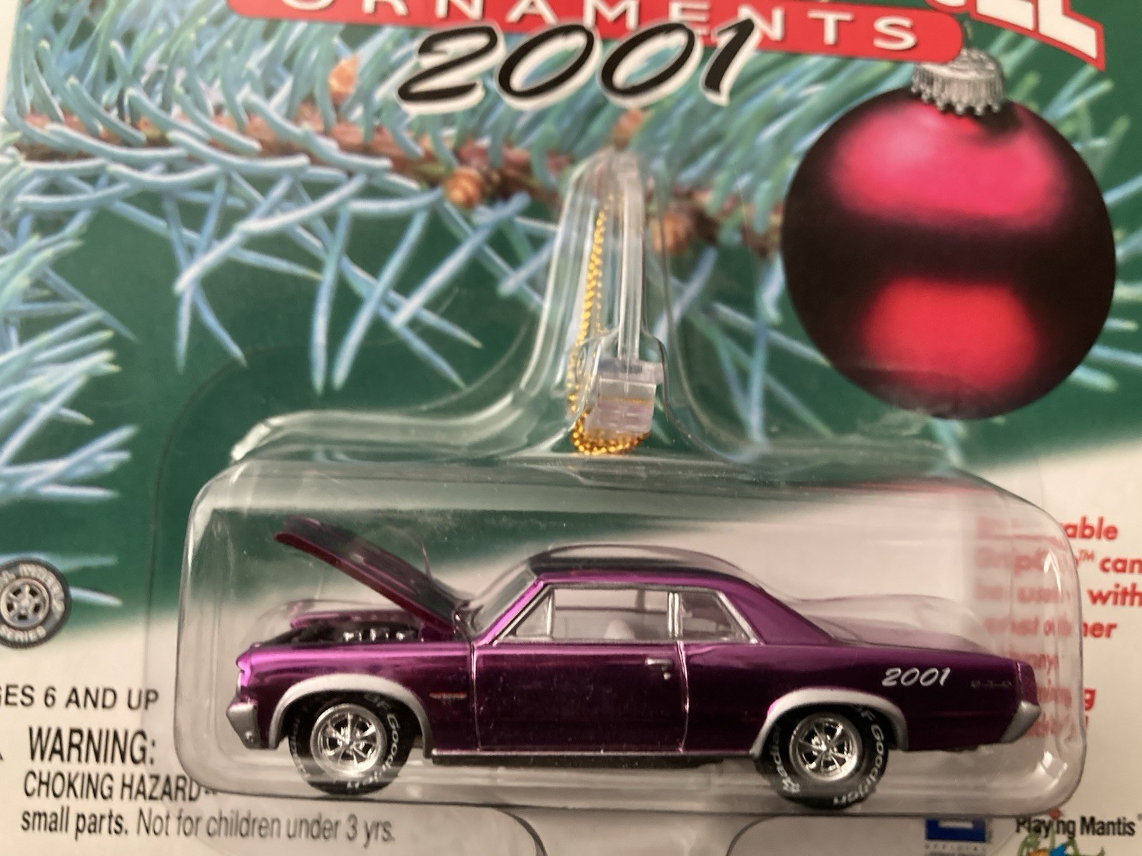 1964 Pontiac GTO Ornament 1:64 Scale Diecast By Johnny Lightning