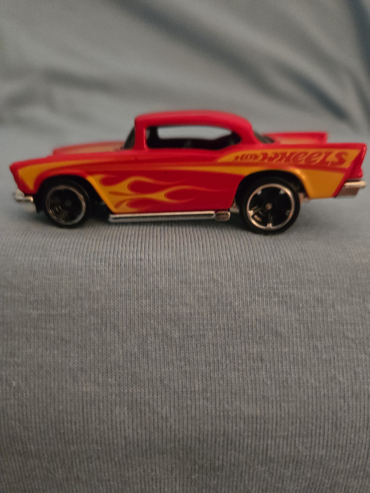 ’57 Chevy By Hot Wheels 1/64 Red With Flames 1976