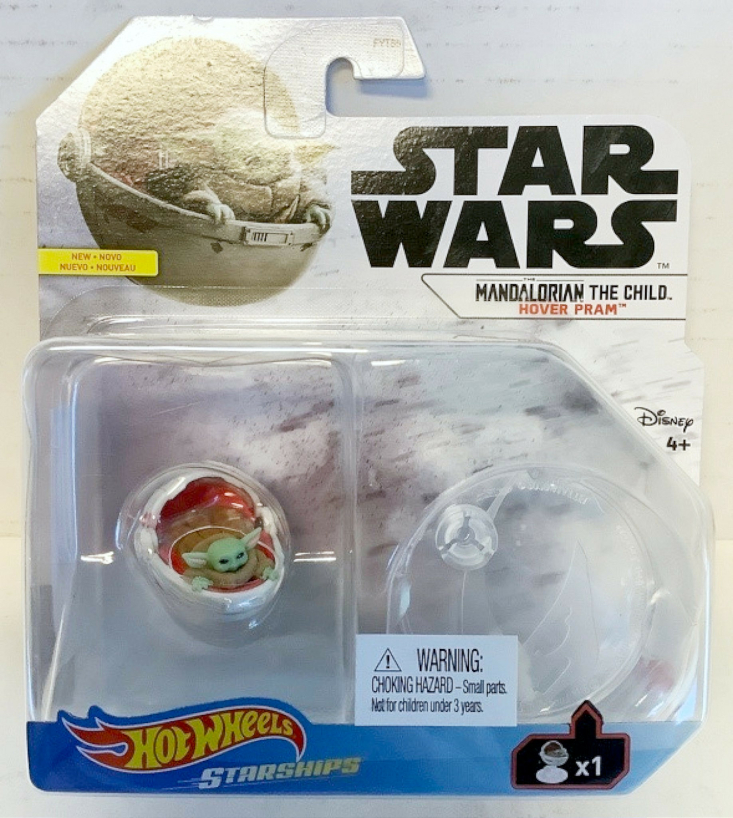 NEW Mattel Hot Wheels Star Wars The Mandalorian THE CHILD Hover Pram baby yoda