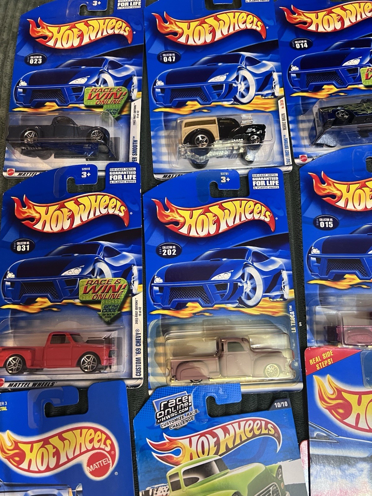 Hot Wheels Lot #1 of 50 Diecast Cars Mixed Collection New On Original Cards.