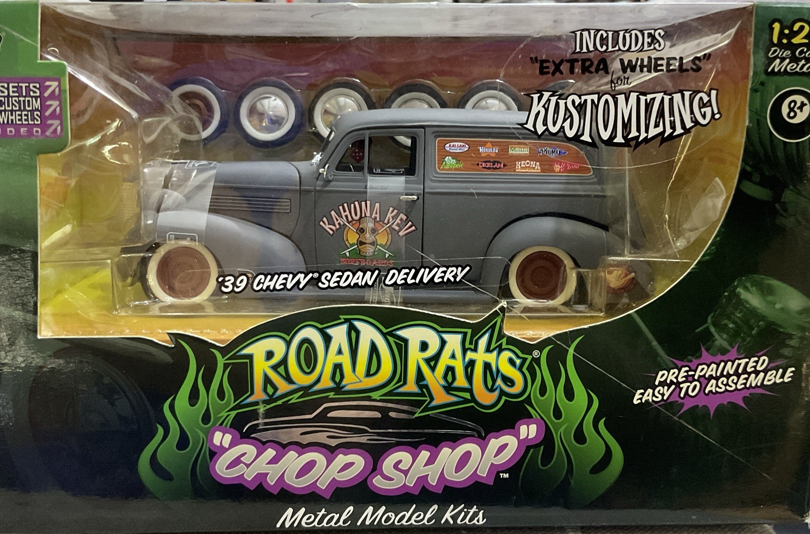 Jada Toys Road Rats 1939 Diecast Chevy Sedan Delivery 1:24 Kahuma kev surf wagon