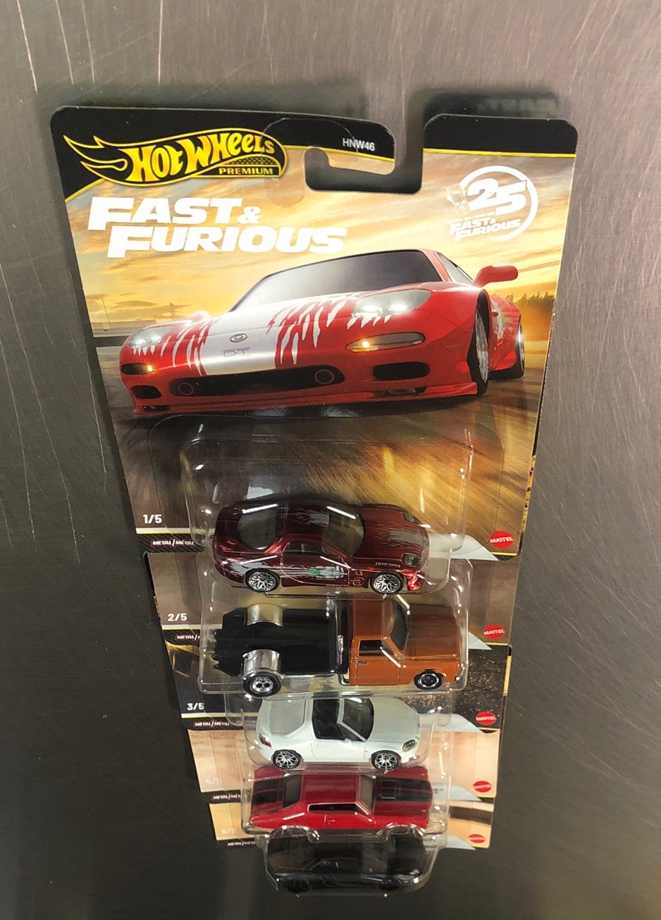 2026 HOT WHEELS 25 YEARS OF FAST & FURIOUS ( SET OF 5 ) CHEVELLE SS LAMBORGHINI