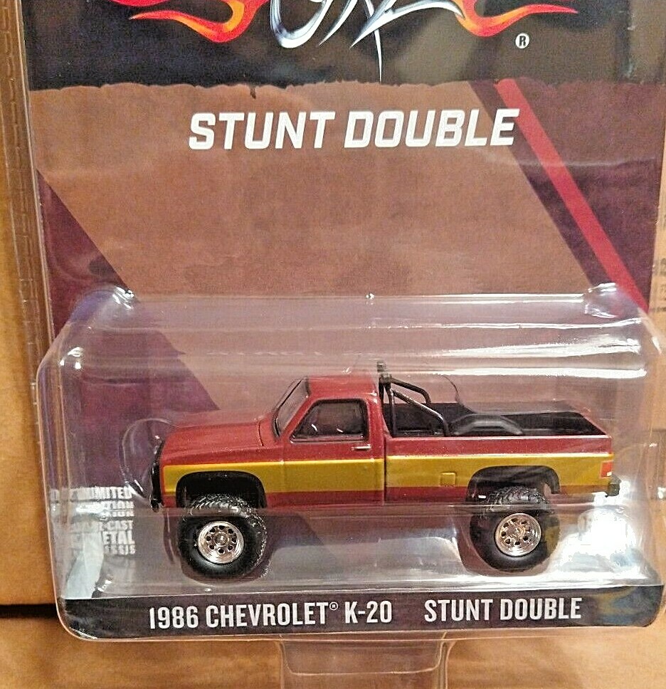 1986 SQUARE GMC K20 Stunt Double Stacey Fall Guy Tribute 1/64 51369 truck 4X4