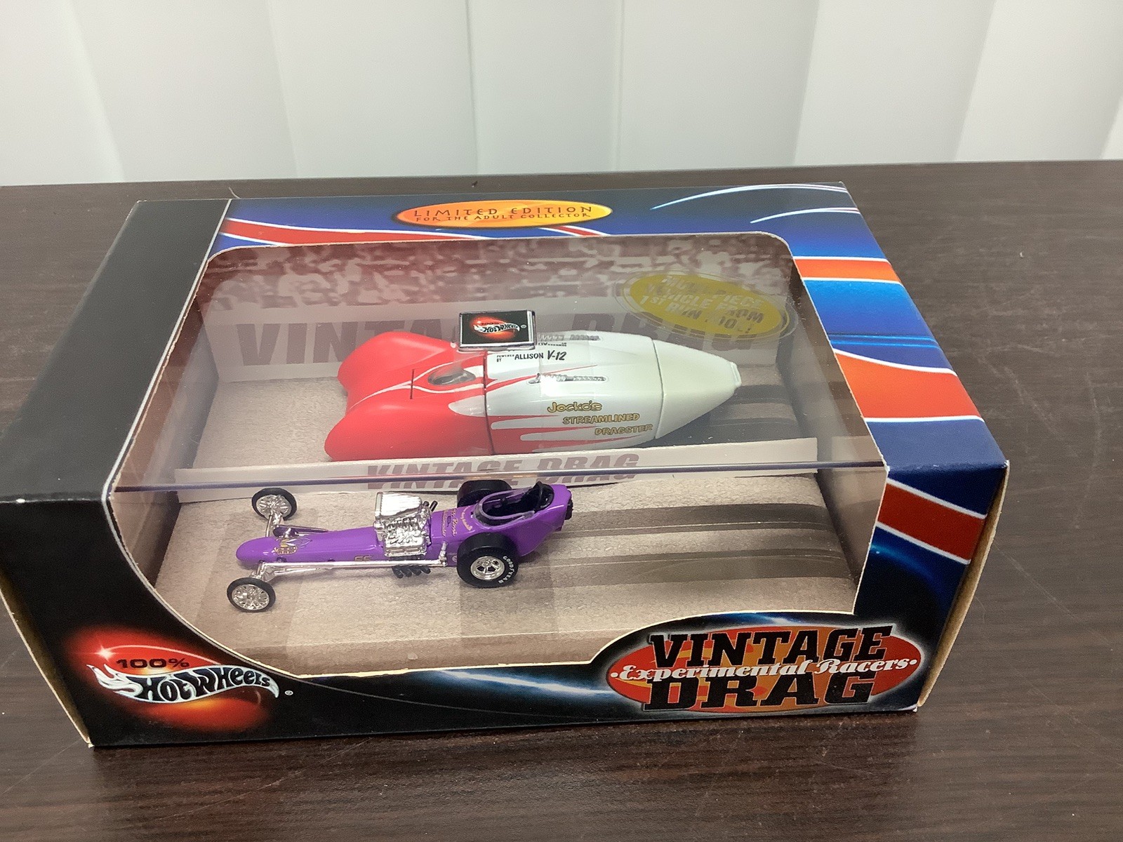 Vintage Drag Experimental Racers Dragster 2 Car Set 57270 2003 Hot Wheels 100%
