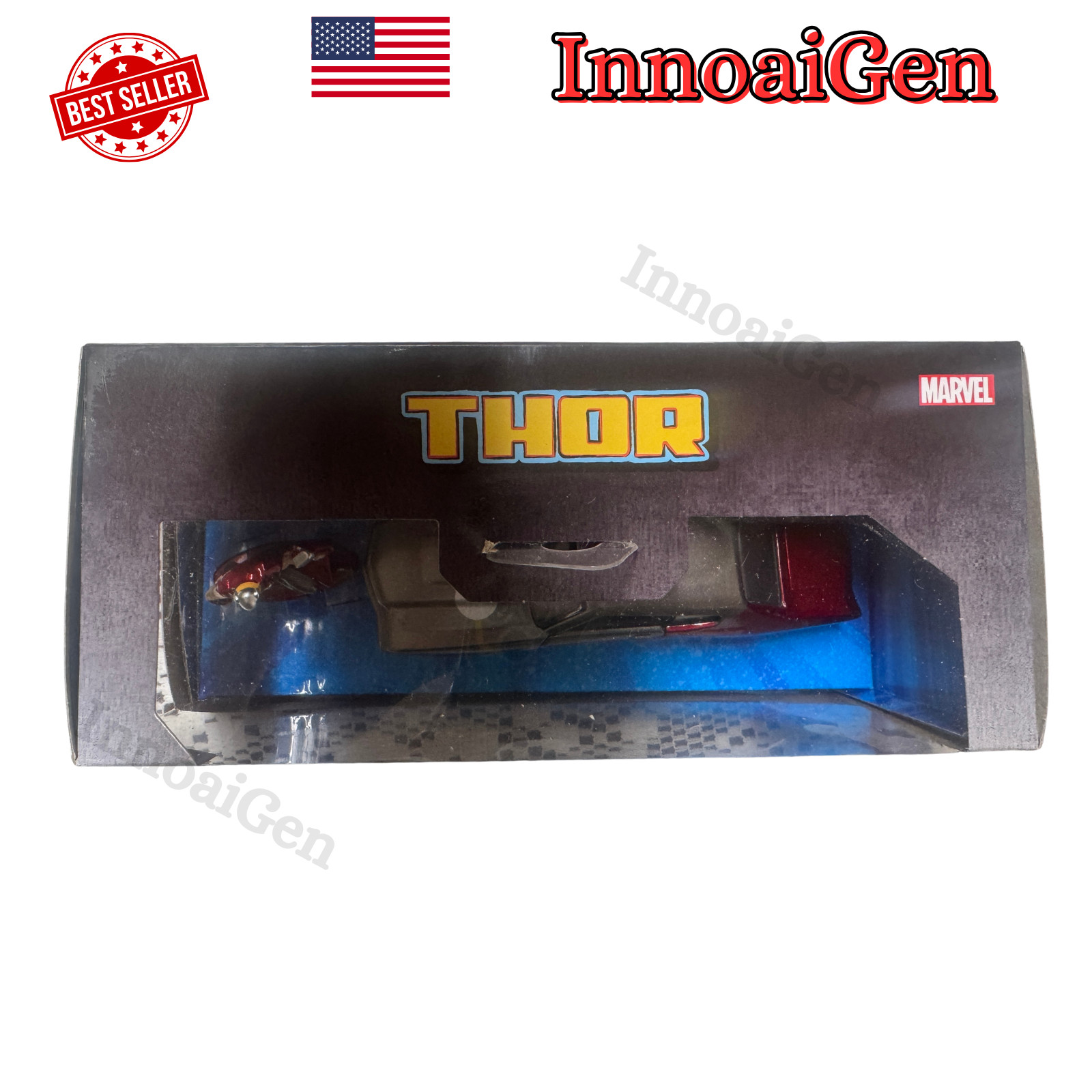 Jada Marvel Thor 1970 Chevrolet Chevelle SS 1:32 Diecast Car with Thor Figure