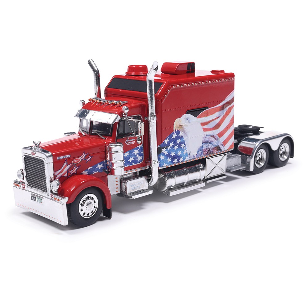 Peterbilt 379 Custom – Red with Eagle