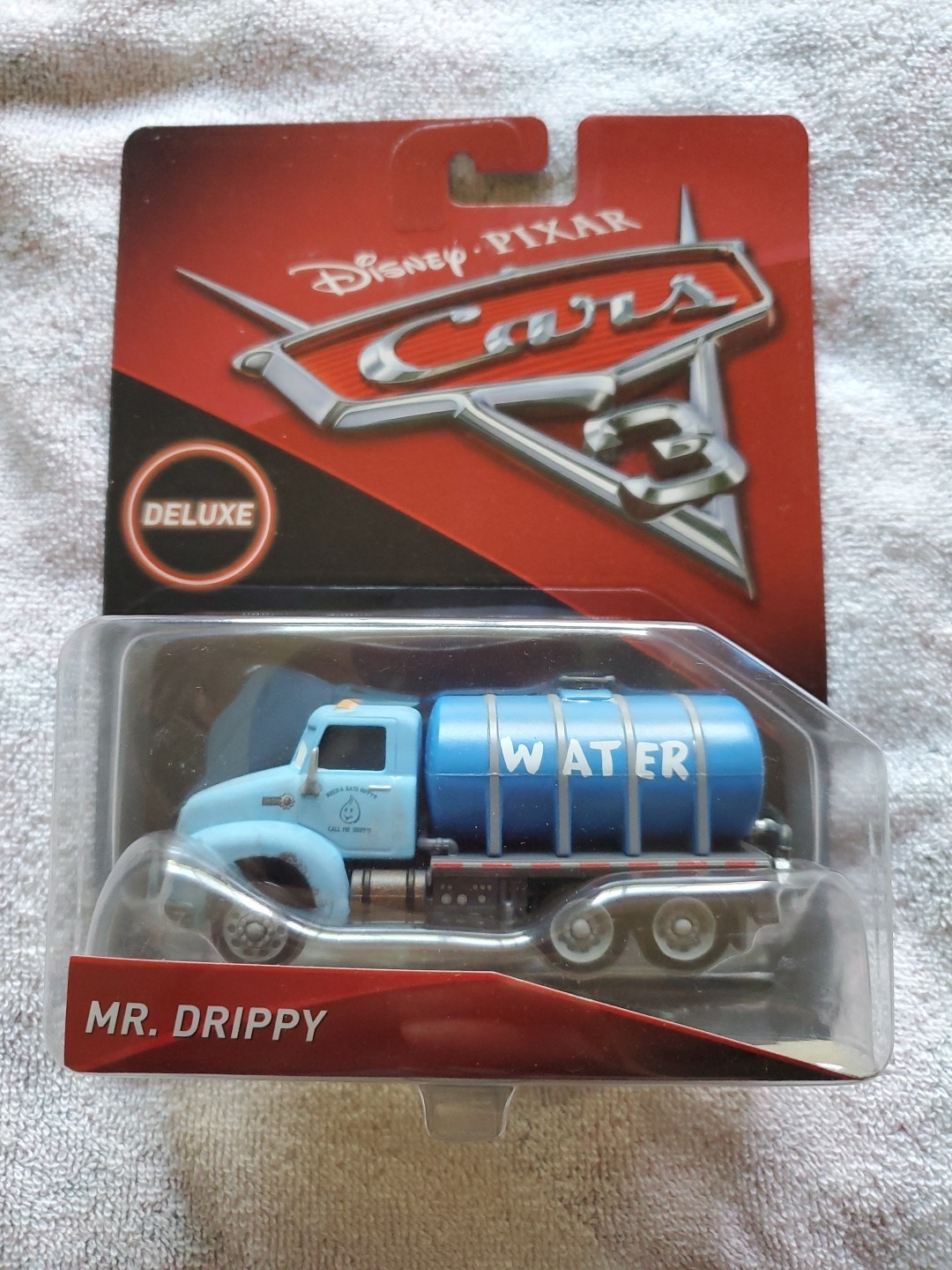 Disney Cars 3 Deluxe MR DRIPPY Ok Card