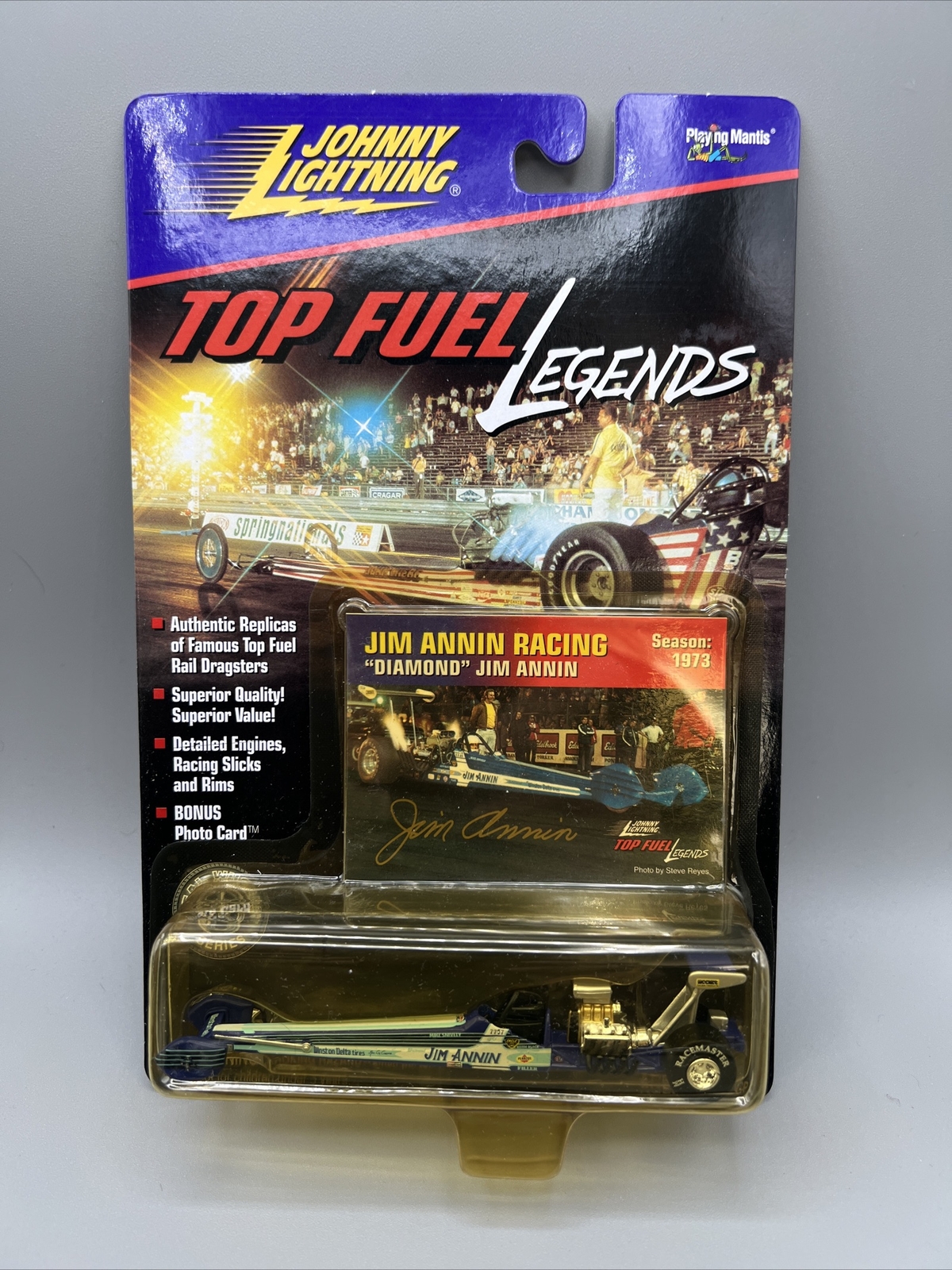 JOHNNY LIGHTNING DIAMOND JIM ANNIN RACING 1973 Season TOP FUEL LEGENDS 1:64