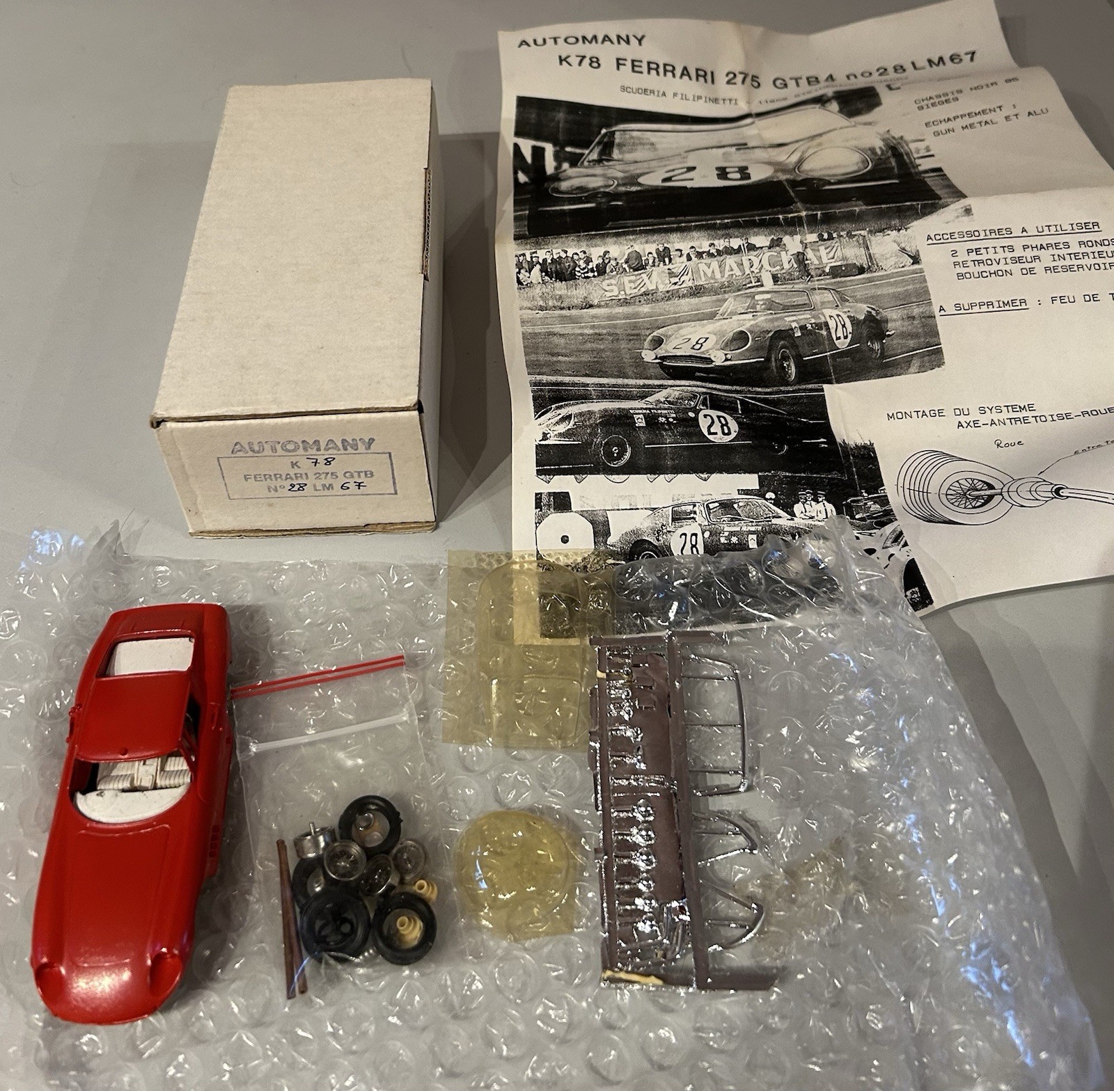 X1 Automany 1/43 Car Resin Kit – Professionally Pre-Painted, No Decals