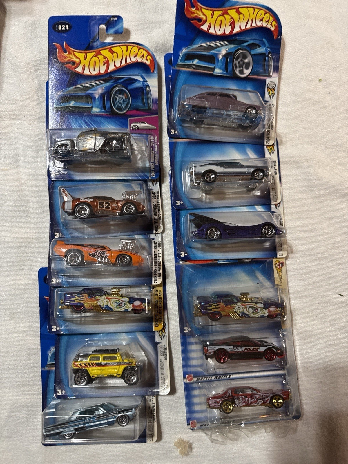 Hot Wheels Lot (12+ Cars) – New in Package – Muscle Cars & Customs