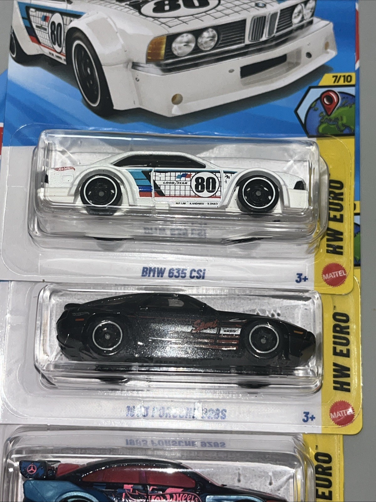 2026 Hot Wheels HW EURO Mercedes-Benz CLA HW | BMW 635 CSi | 1983 Porsche 928S