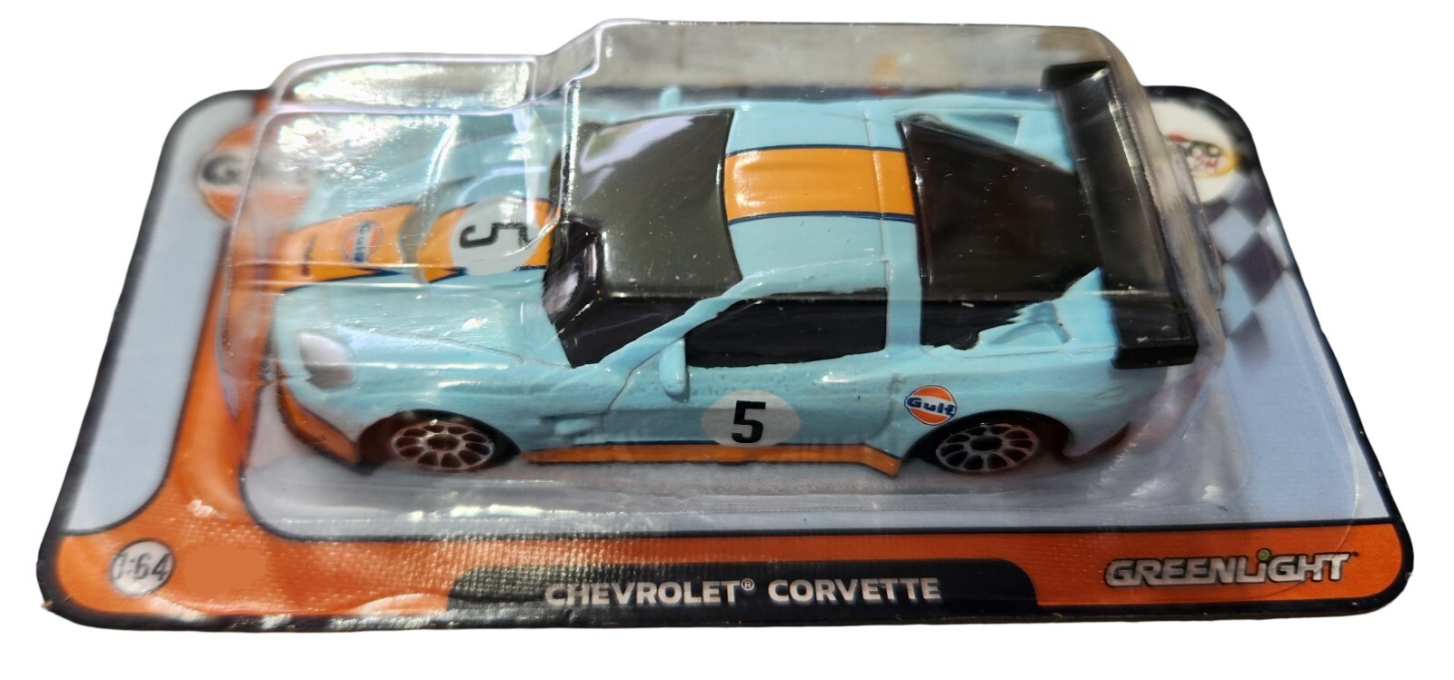 Greenlight Collectibles 51579 1:64 Scale 2010 Chevy Corvette C6-R – Gulf Oil #5