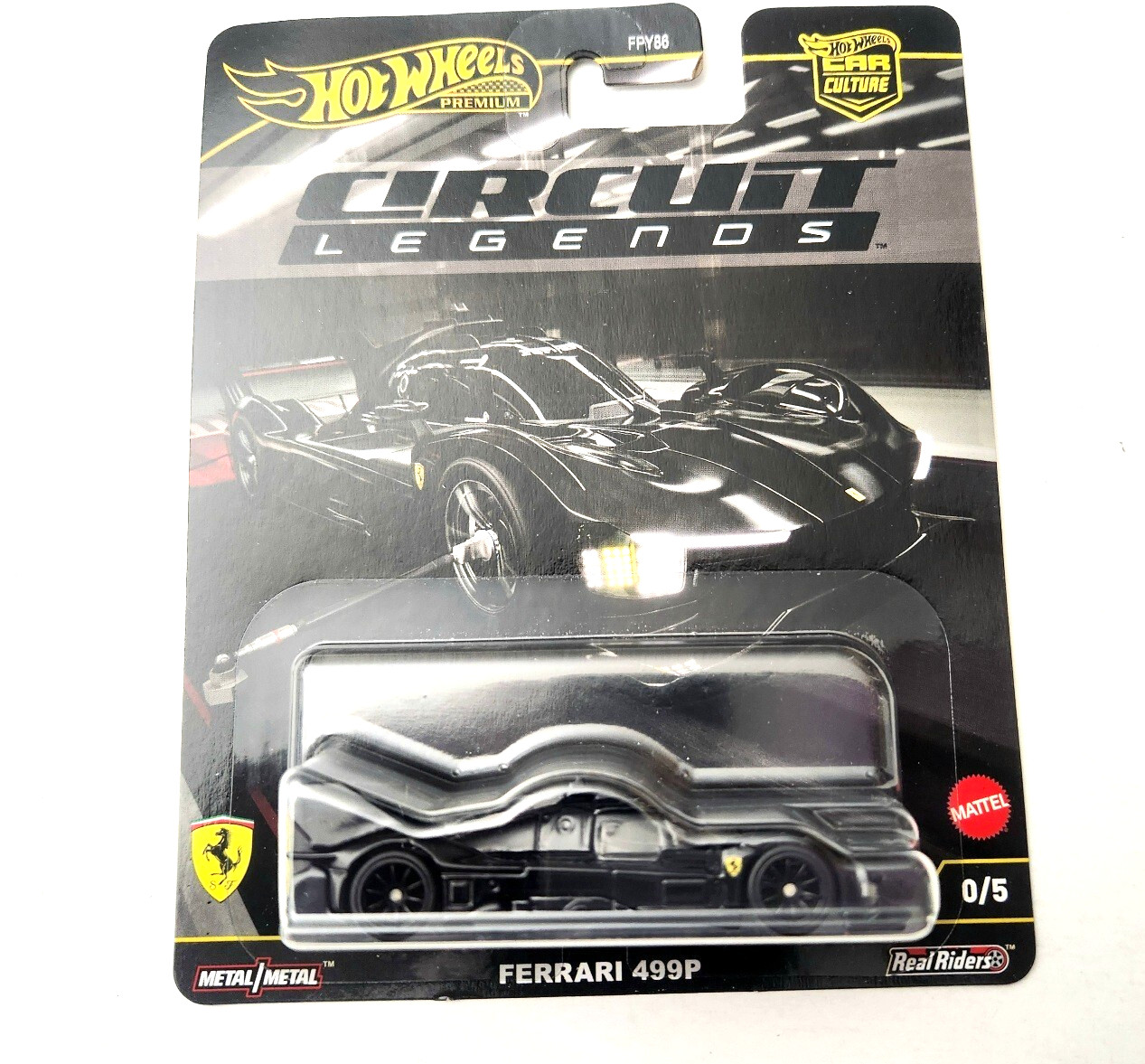 Hot Wheels Ferrari 499P JBK66 0/5 – 2025 Car Culture: Circuit Legends chase car