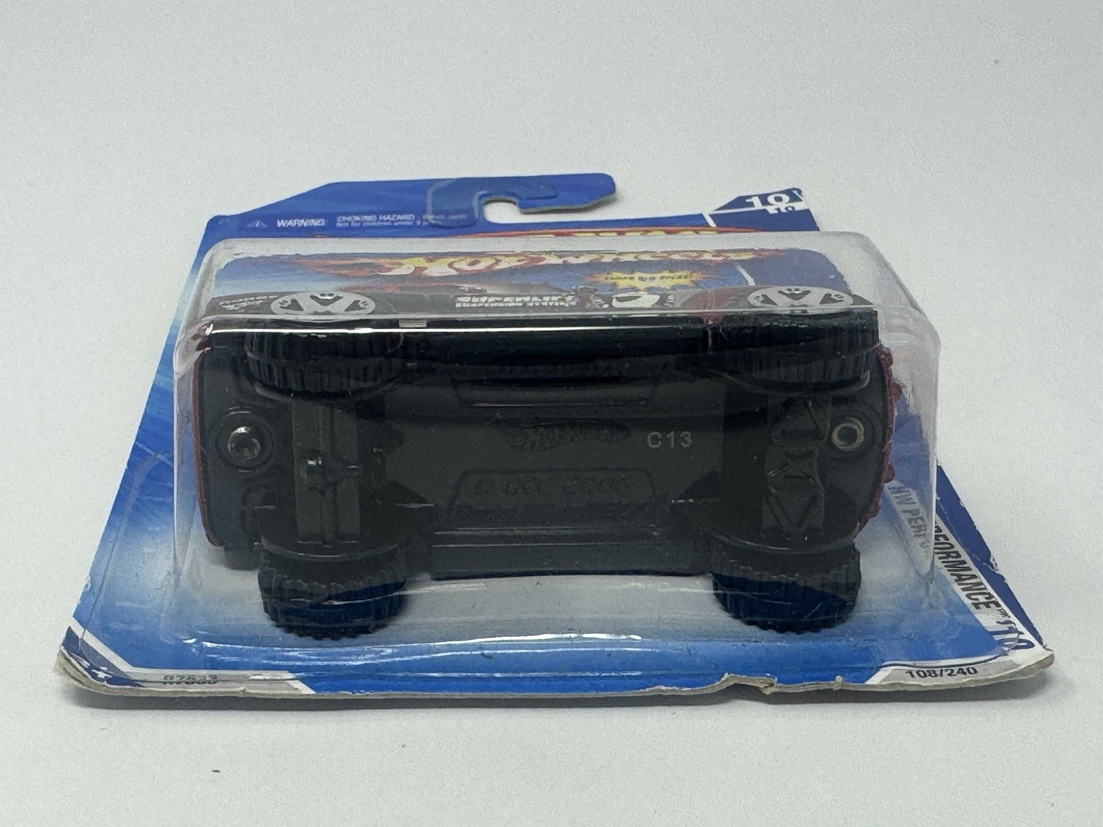 Hot Wheels 2010 Performance Lifted Superlift Red Dodge Ram 1500 #108 A5