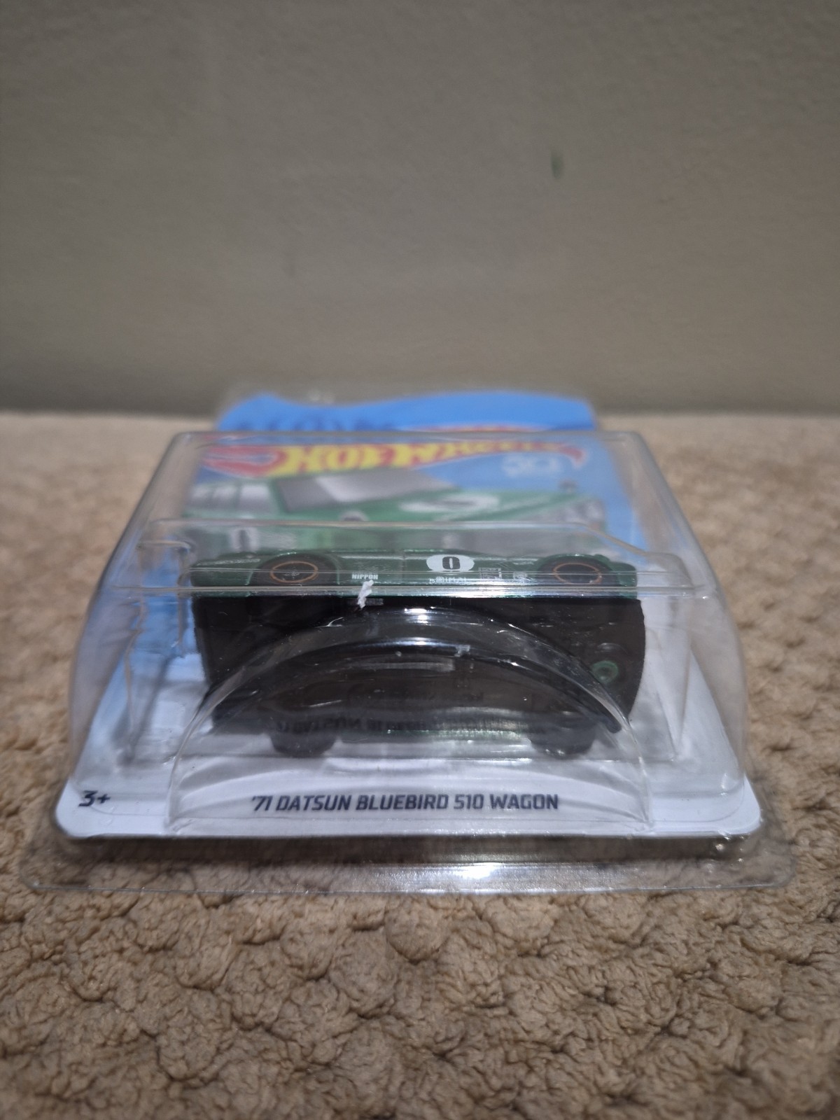 Hot Wheels ’71 DATSUN BLUEBIRD 510 WAGON 2018 LEGENDS TOUR GREEN – CRACK BLISTER