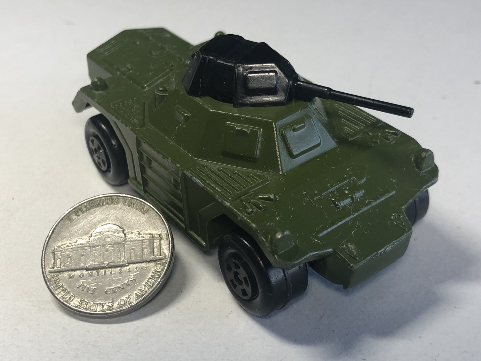 3″ 1973 Weasel Tank Army Lesney Matchbox #73 1/64 Range Diecast Near Mint Loose