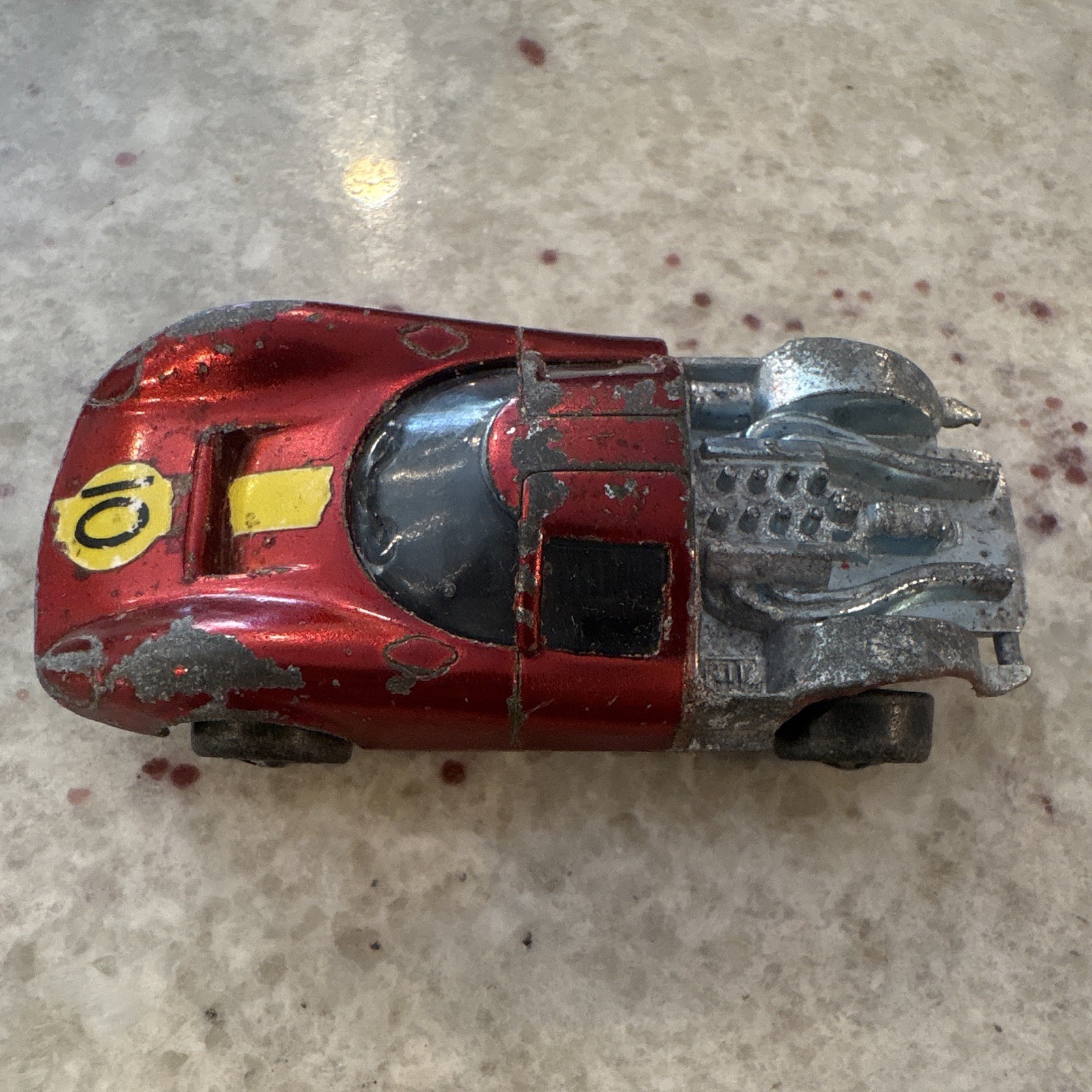 Hot Wheels #10 1:64 Diecast Car Red/Silver Age 3-4 Years