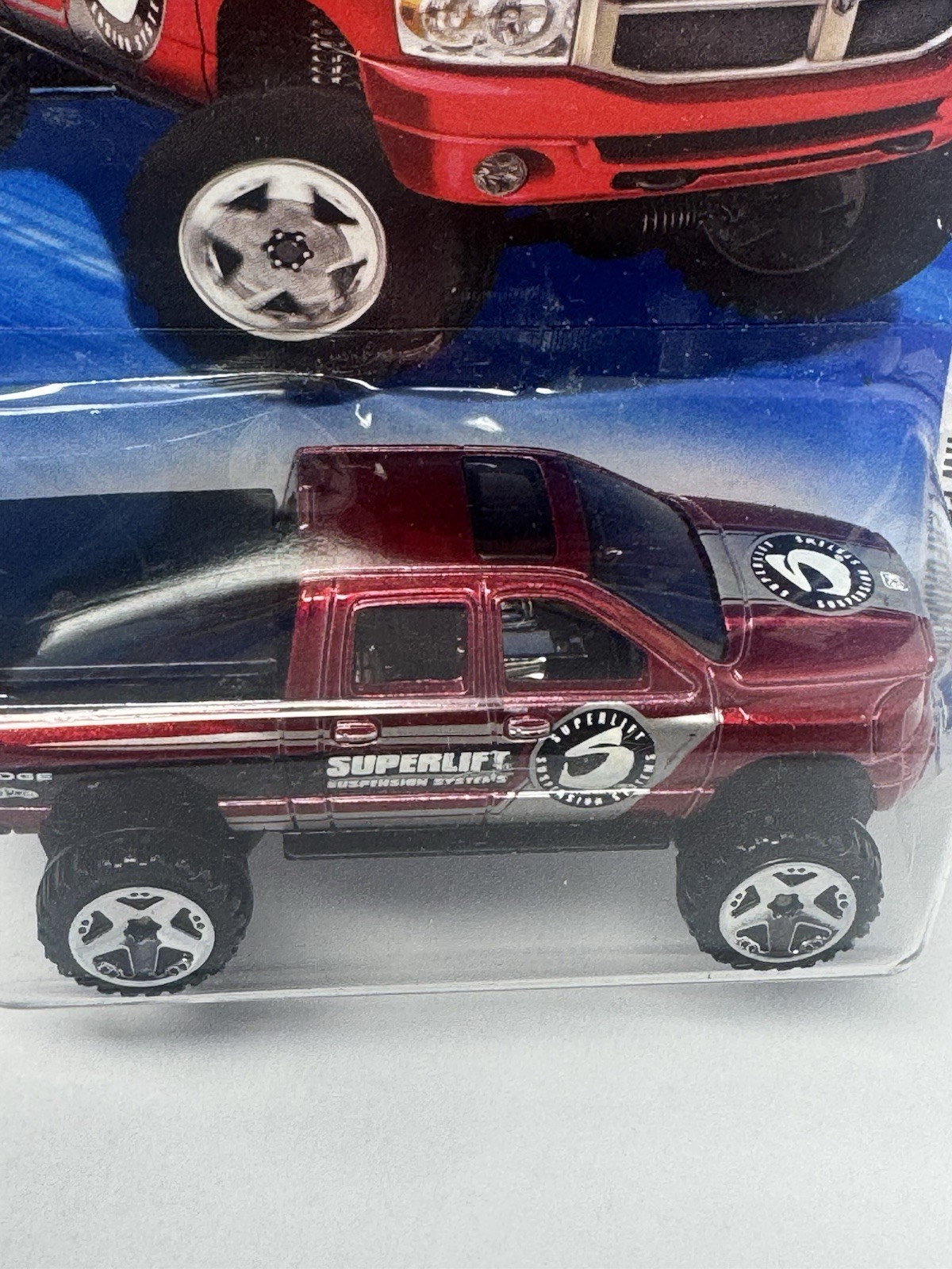 Hot Wheels 2010 Performance Lifted Superlift Red Dodge Ram 1500 #108 A5