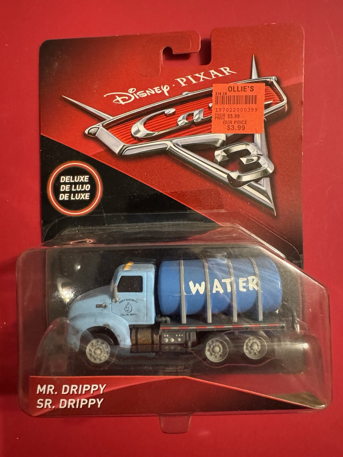 2017 Mattel Disney Pixar Cars 3 MR. DRIPPY Deluxe Vehicle Crazy 8 Demo Derby