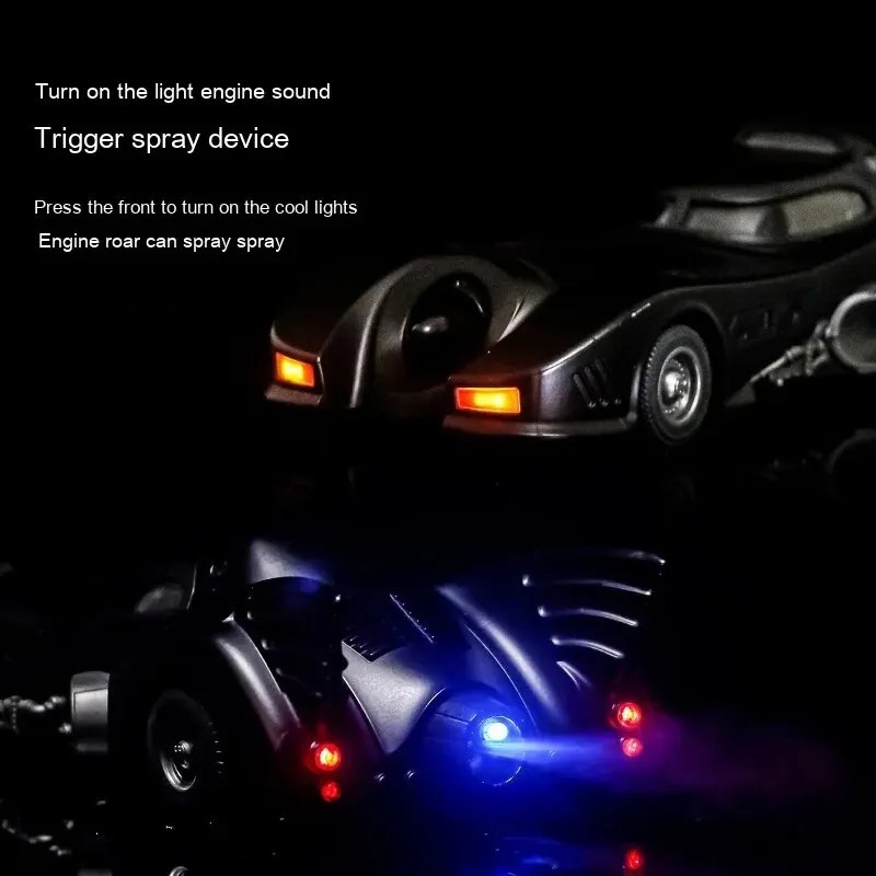 1:24 Batmobile 1989 Model Car Diecast Alloy Toy Cars Kids Gifts with Light Sound