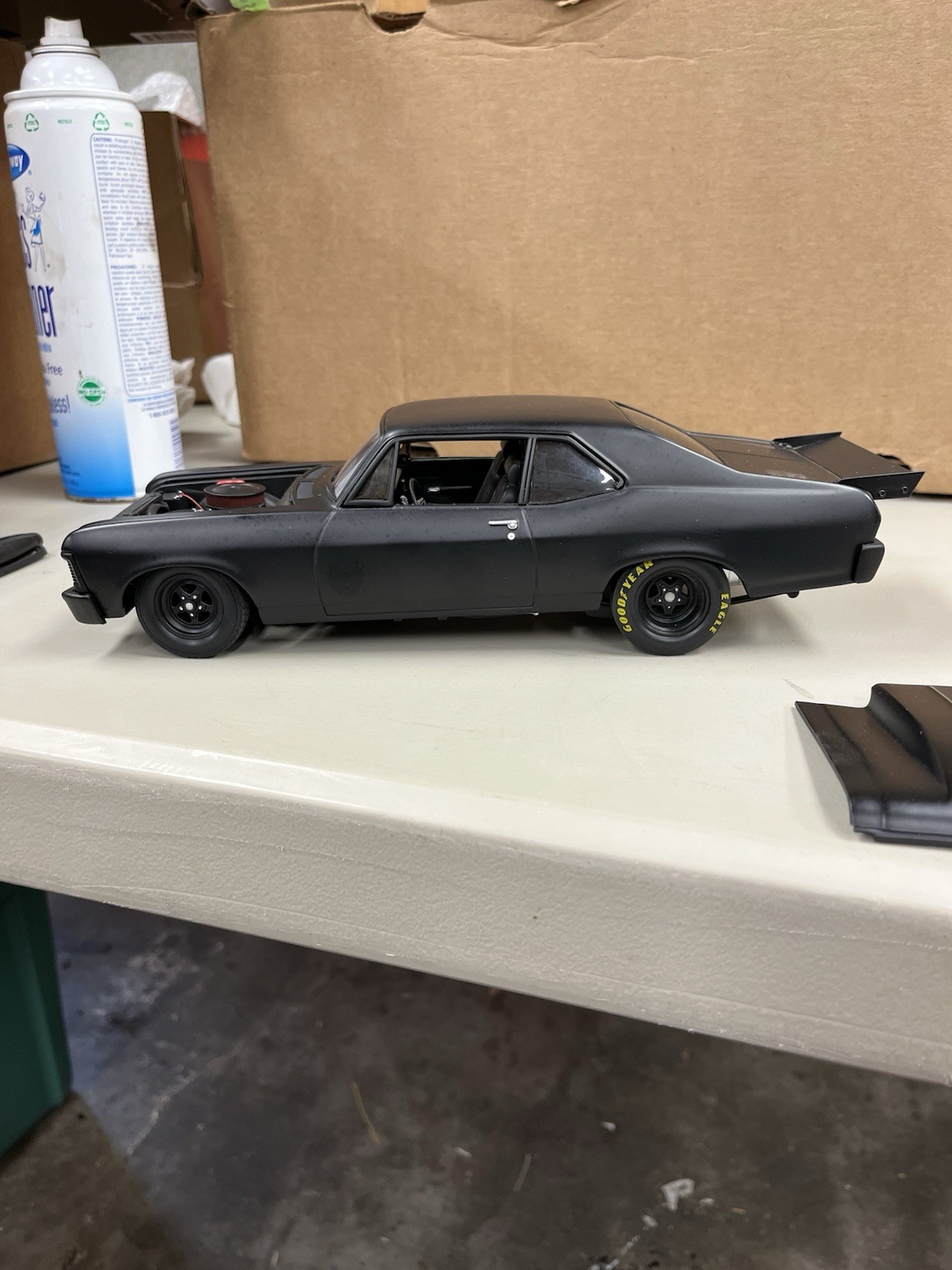 GMP 1320 Kings Blackout 1969 Chevrolet Nova 1:18 Diecast Black Limited