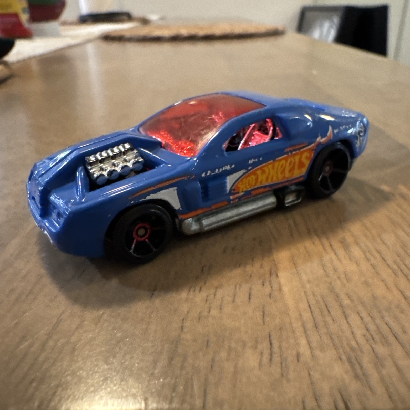 2004 Hot Wheels Hollowback 1:64 Blue Diecast Collectible Car #16 Mattel Loose