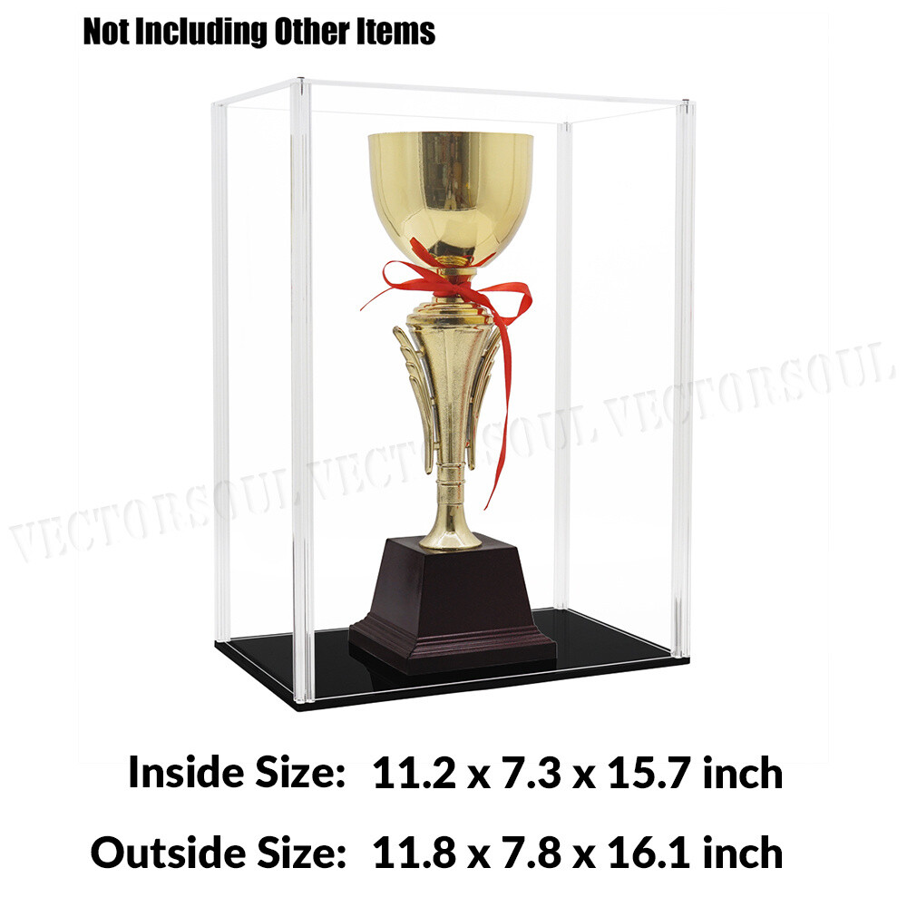 Sliding Door Acrylic Display Case Dustproof Box Action Figure 1/18 Diecast Large