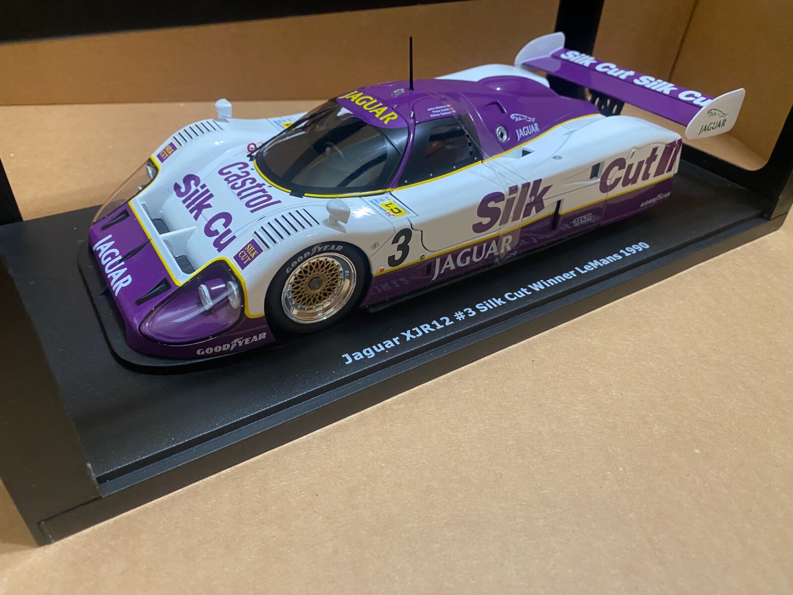 Jaguar XJR-12 #3 Winner 24h LeMans 1990 Nielsen, Cobb, Brundle 1:18 CMR