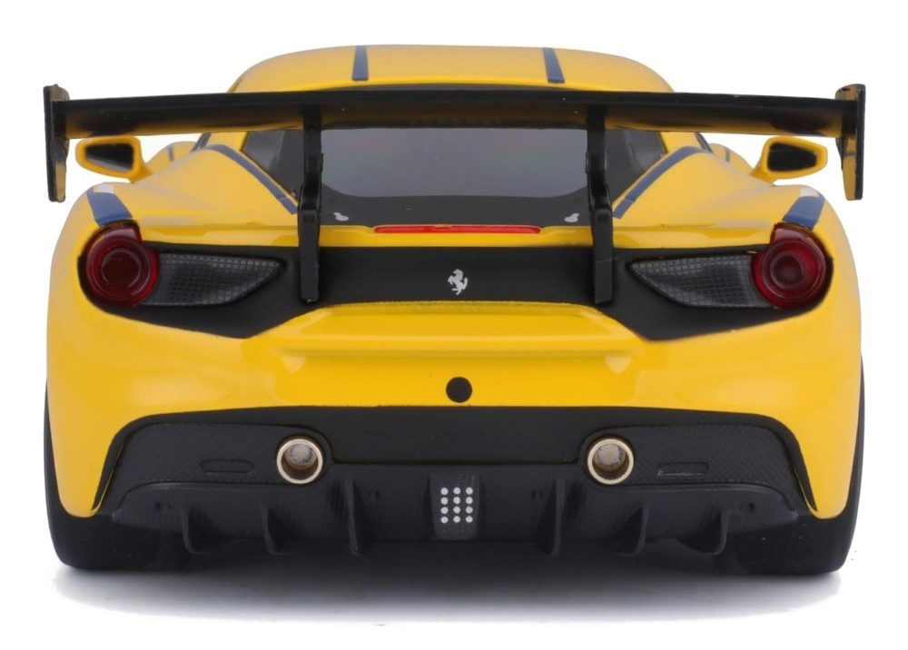 2016 Ferrari 488 challenge #25 1/24 Scale Diecast Model Bburago – YELLOW w/ BOX