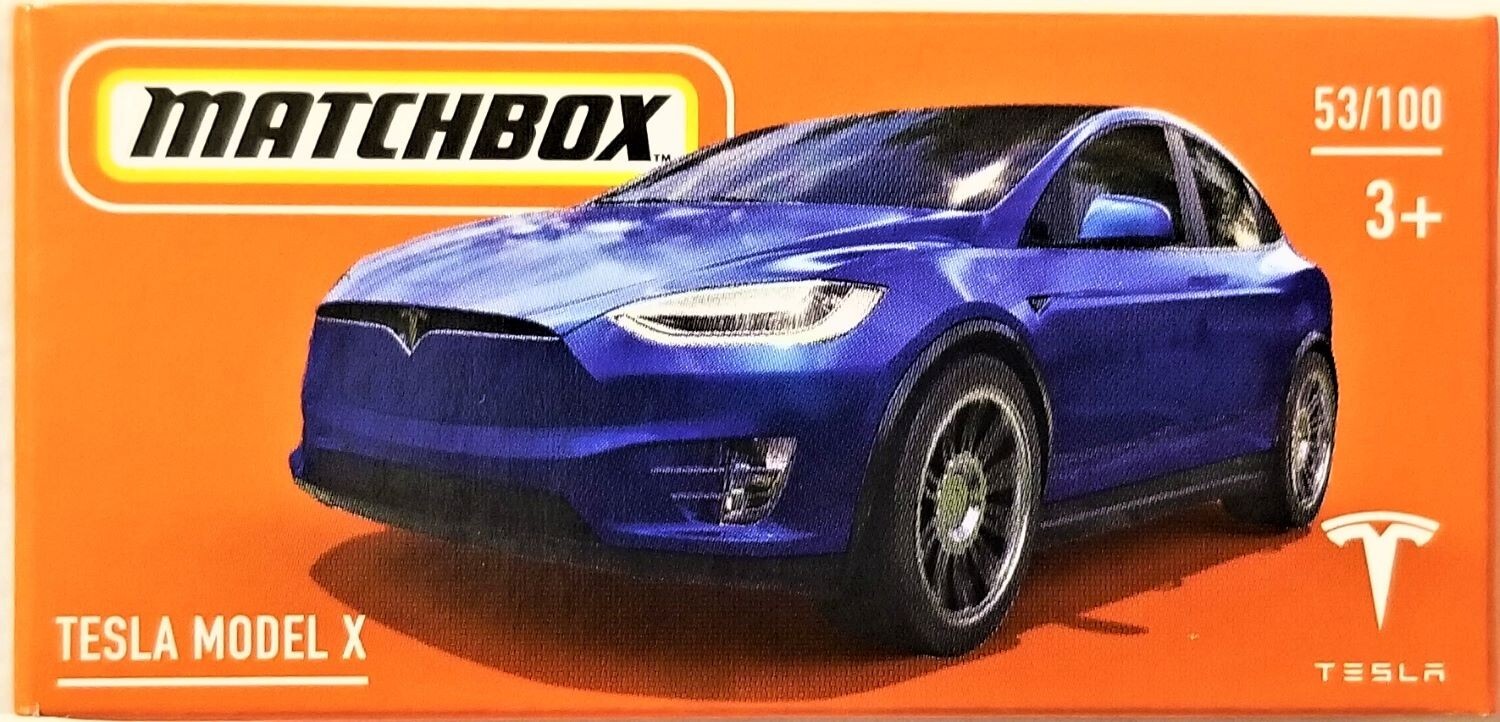 Matchbox – 2022 Power Grabs Tesla Model X 53/100 (BBHFT84)