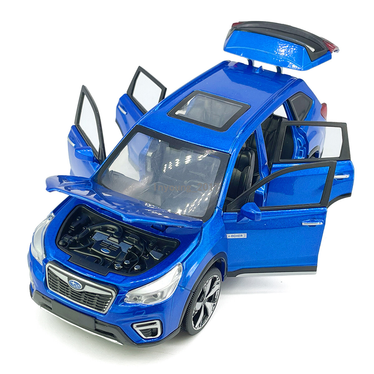 1:30 Subaru Forester Model Toy Car Diecast Toy Vehicle Toys for Boys Gifts Blue