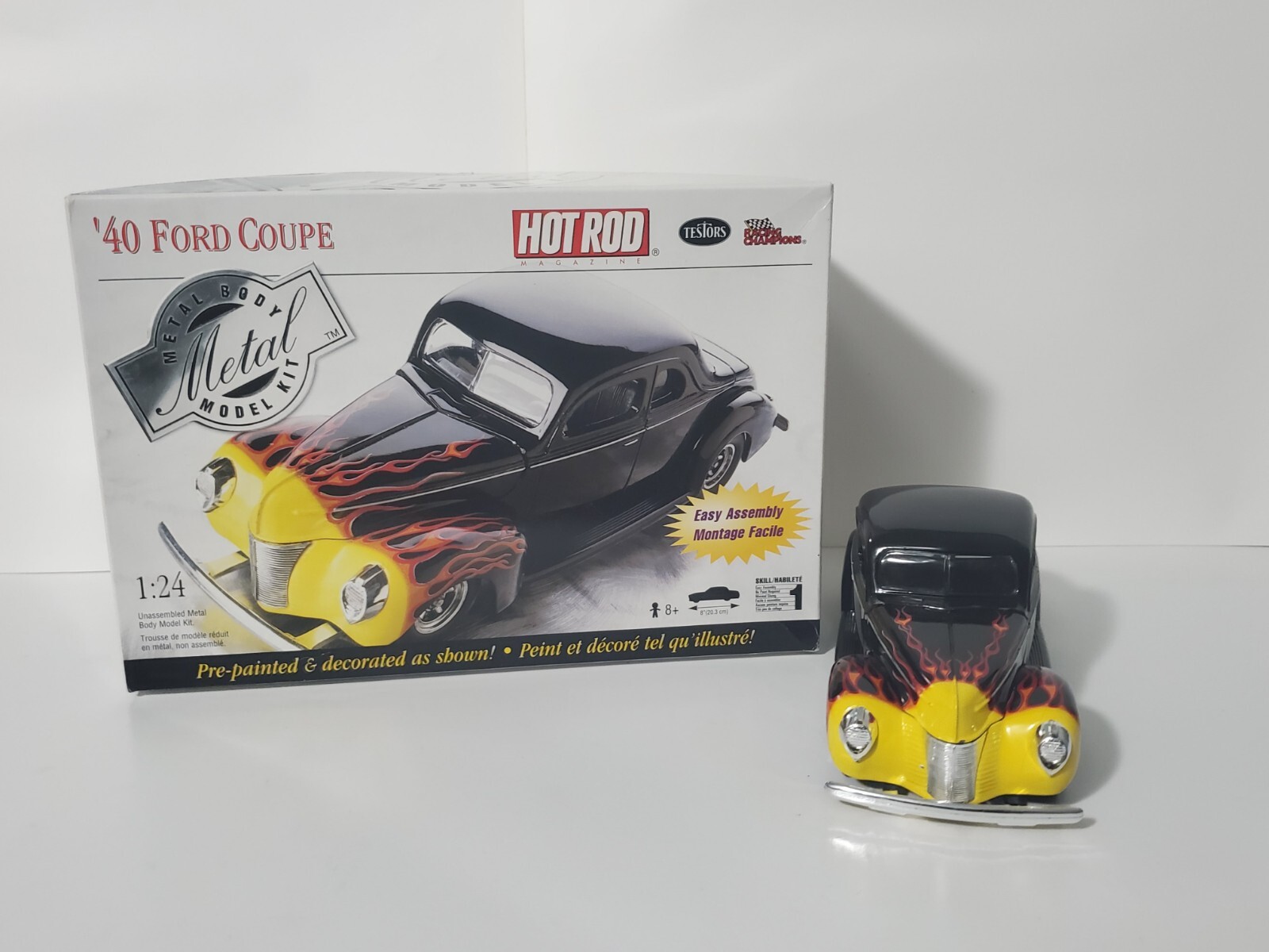 1-24 Testors Die Cast Metal 40 Ford Coupe New Build Super Nice