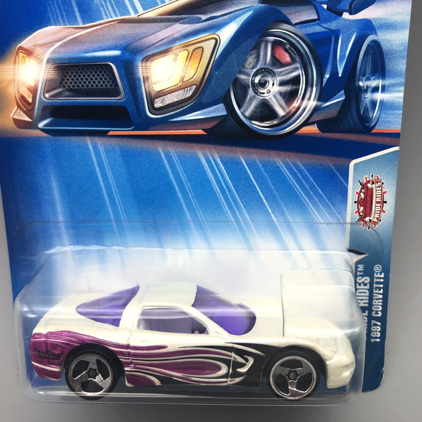 Hot Wheels Chevrolet Chevy Corvette 1997 Corvette Car Pride Rides Diecast #196