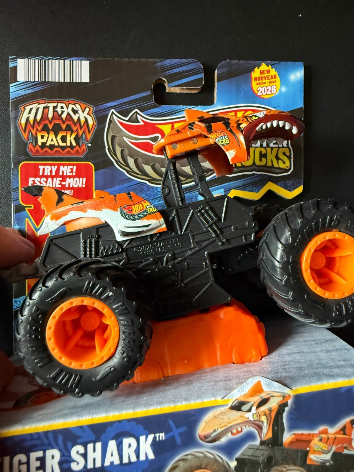 Hot Wheels Monster Trucks Attack Pack HW Tiger Shark