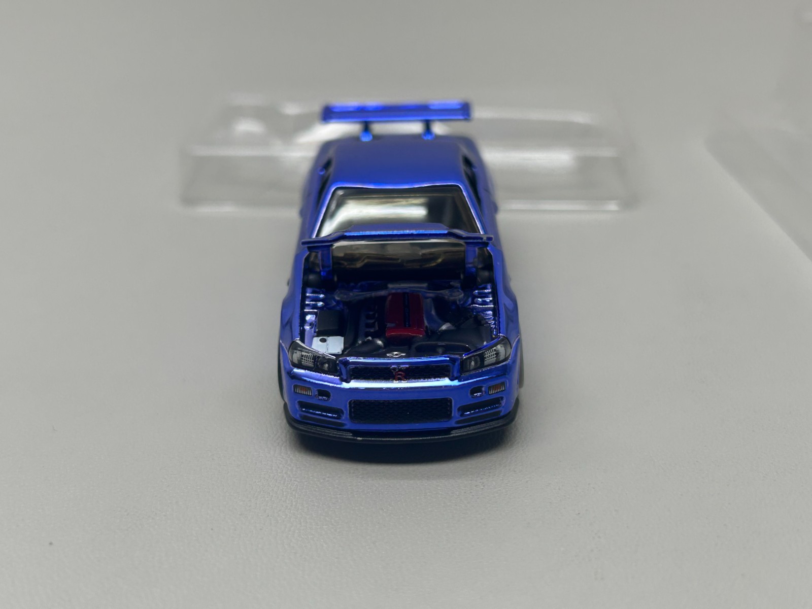 Hot Wheels 1/64 Nissan Skyline Blue GT-R R34 RLC Alloy Car Model