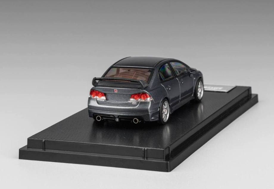 MT 1/64 HONDA CIVIC FD2 MUGEN RR W/Interior/Engine Model Car -GREY-#MT6411A2