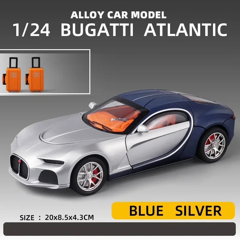 1/24 Toys Car Model Bugatti Atlantic Luxury Sport Car Alloy Diecast Toy Vehicle