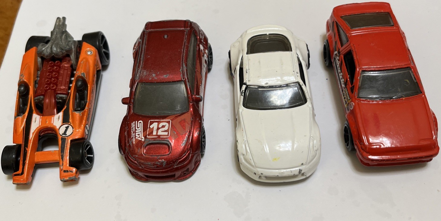 Hot Wheels Japanese Cars Lot Of 7 – Honda, Toyota, Subaru, Nissan, Corolla